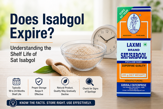 Does Isabgol Expire? Understanding the Shelf Life of Sat Isabgol