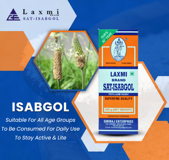 Isbghol Isabgol Bhusi: The Benefits of Psyllium Husk in India – Laxmi Sat-Isabgol
