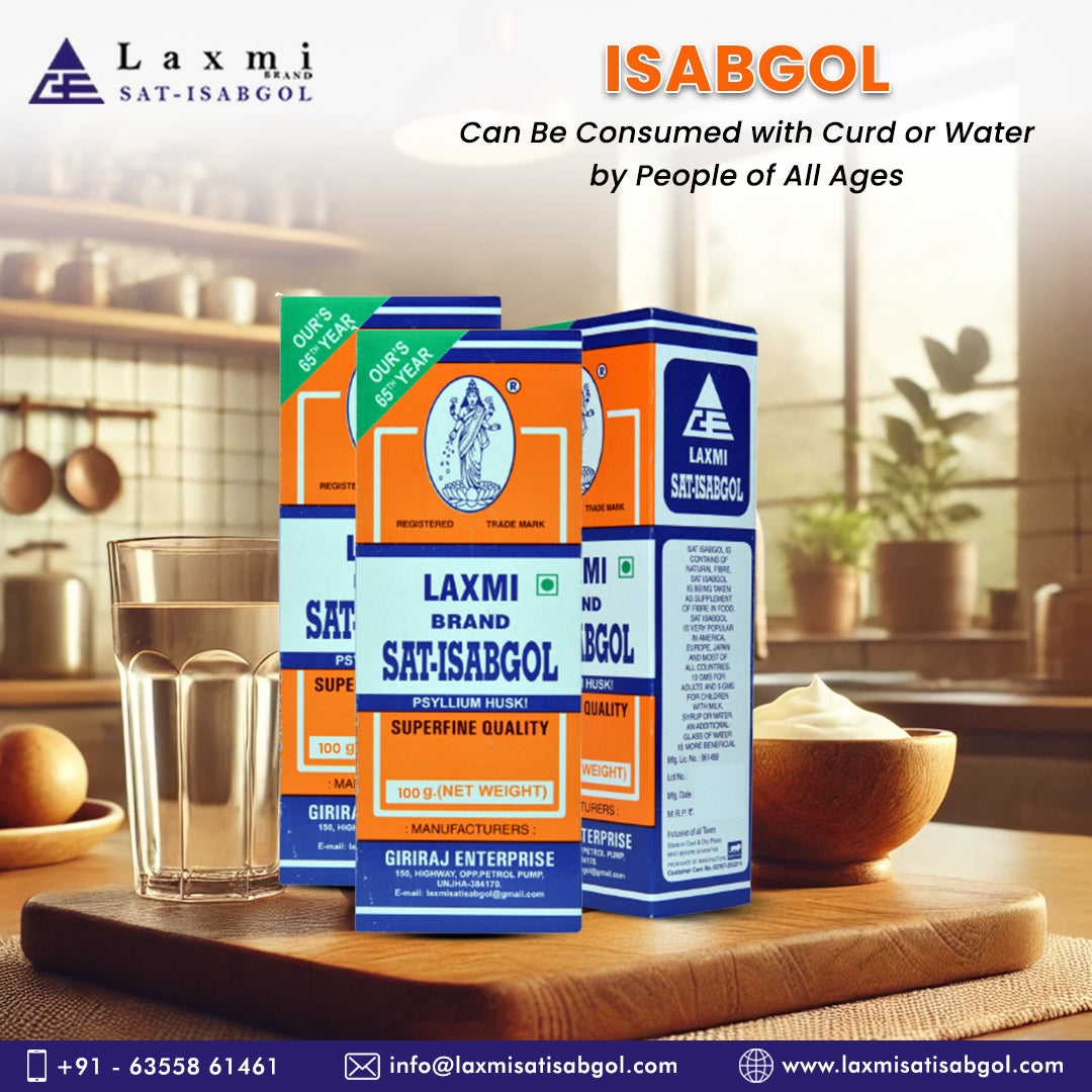 Isabglol Everyday Fiber Fix: Simple Tips for Using Isabgol – Laxmi Sat-Isabgol