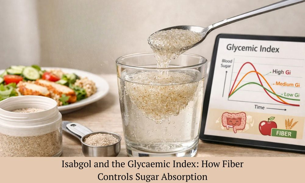 Isabgol and the Glycaemic Index: How Fiber Controls Sugar Absorption