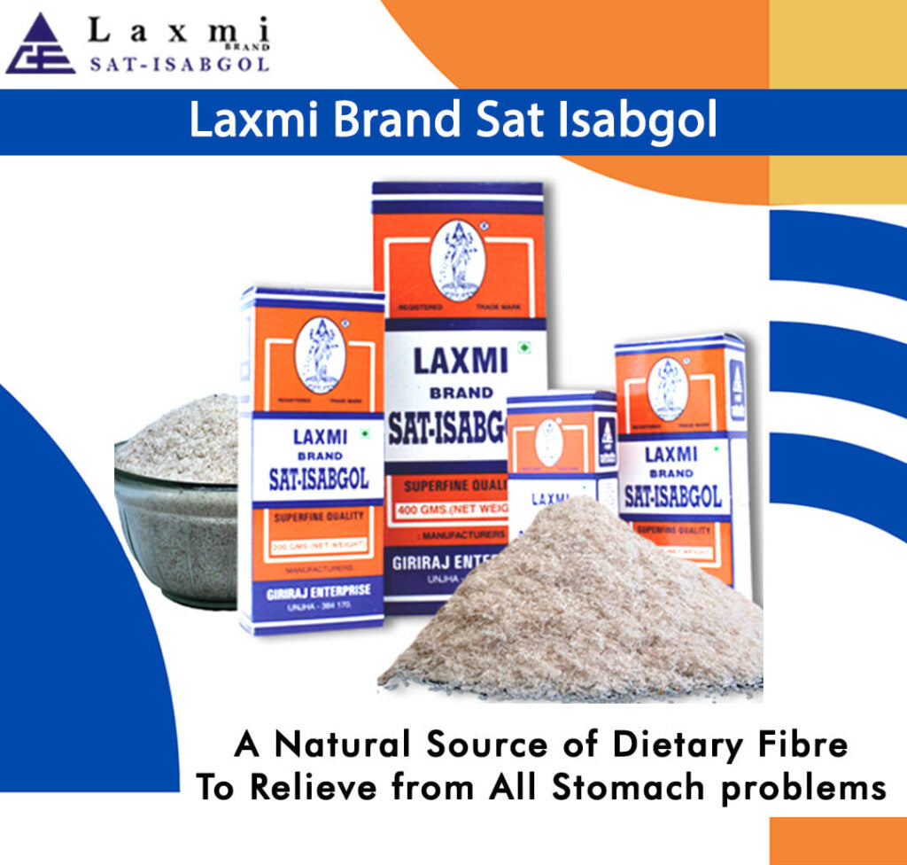 Laxmi Brand Sat Isabgol Natural Source of Dietary Fibre