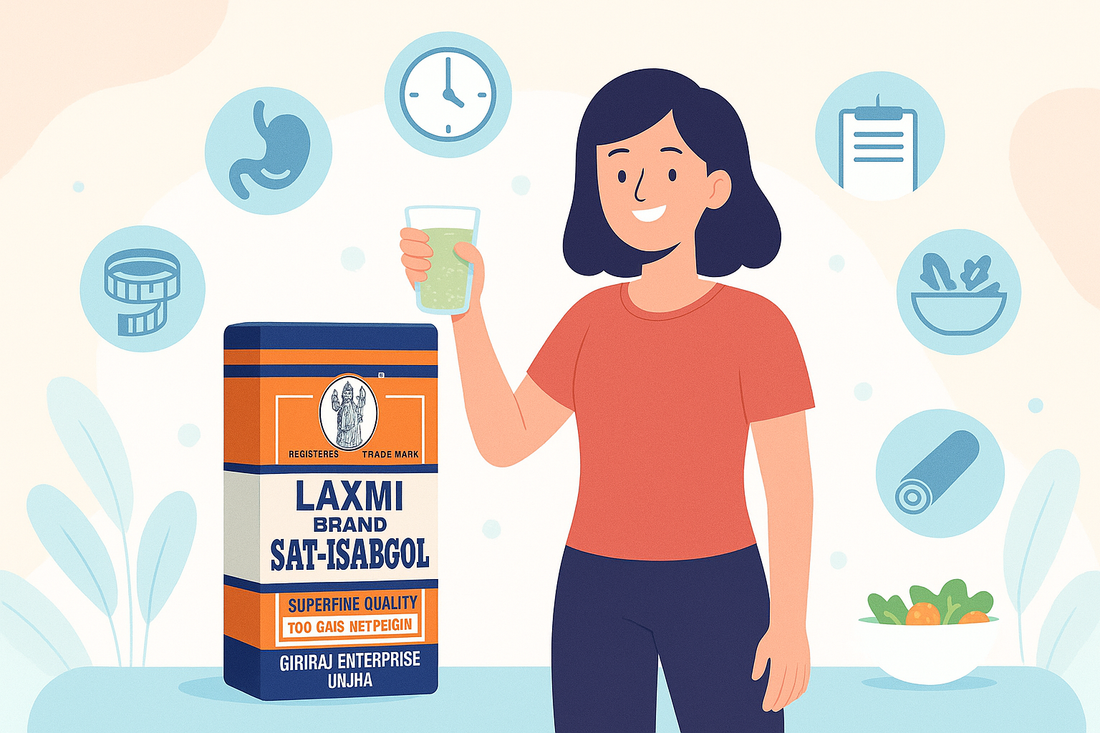 The Best Way to Use Isabgol for Weight Loss: Focus on Slimmer Physique and Healthier Gut