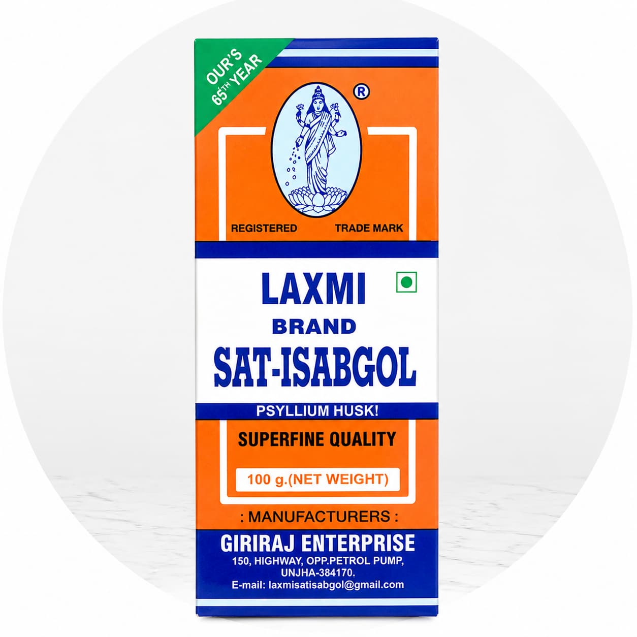 Buy Isabgol 100g Online – Sat Isabgol Psyllium Husk Powder 100 Gram Pack